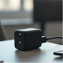 PowerFlow M4 18W USB-A Quick Charge 3.0 Wall Adapter Black