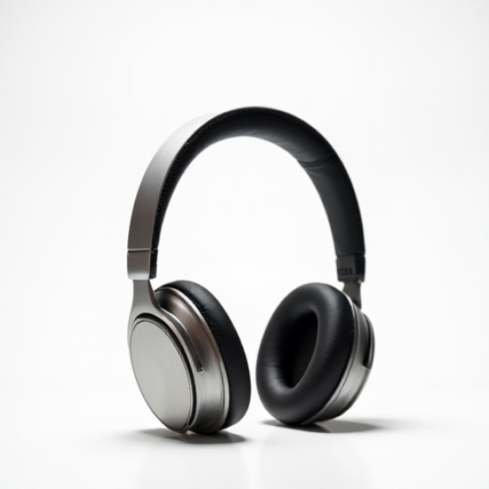 PulseSound S7 Bluetooth Over-Ear Headphones ANC Foldable Silver