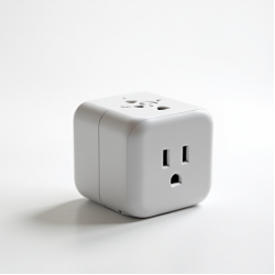 PulseVolt M2 USB-C Travel Adapter 65W GaN Universal Plug White