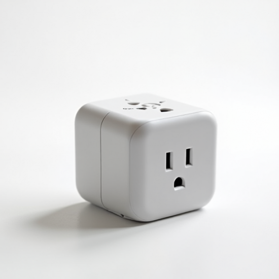 PulseVolt M2 USB-C Travel Adapter 65W GaN Universal Plug White