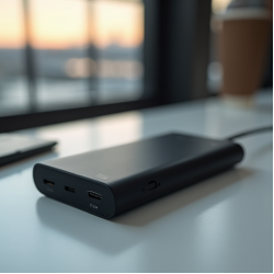 PulseCharge S1 30000mAh Laptop Power Bank USB-C 65W Black