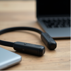 EchoBeats Z2 Neckband Bluetooth Earphones IPX5 Black