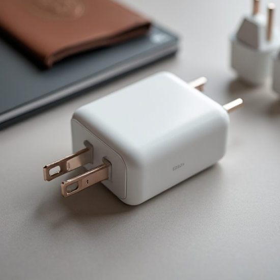 AeroVolt Z7 100W USB-C GaN 4-Port Travel Charger Compact White