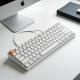 PulseKeys S1 Wired Membrane Keyboard 104-Key Quiet White