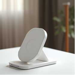 AeroVolt X4 Magnetic Wireless Charging Pad Stand 3-in-1 White