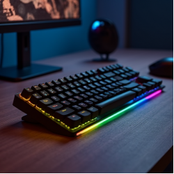 TechType Z6 Wireless Gaming Keyboard 2.4GHz TKL Blue