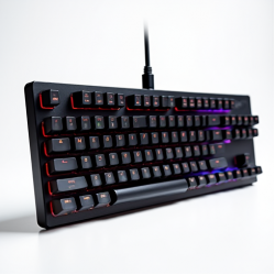 ZenType G4 Gaming Mechanical Keyboard RGB Red Switch Black