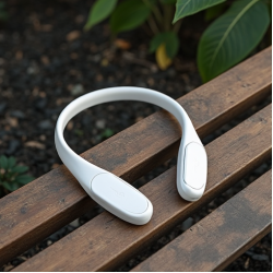 PulseBuds V8 Neckband Bluetooth Earphones 5.1 IPX4 White