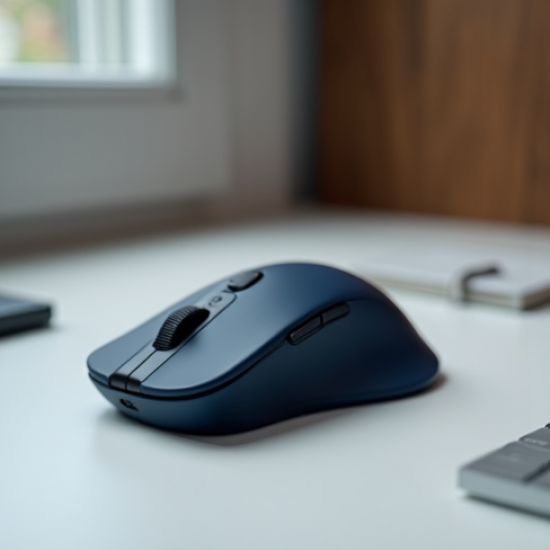 ClickZen E6 Bluetooth Silent Ergonomic Mouse 2400 DPI Blue