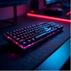 ZenType R1 Gaming Mechanical Keyboard RGB Green Switch Black