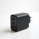 PowerFlow M3 5-Port USB Wall Charger 50W Multi-Device Black