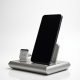 PulseVolt Z3 4-in-1 Charging Station Dock Desk Organizer Silver