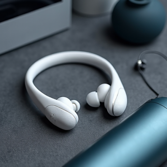 AeroSound X4 Neckband Earphones Bluetooth 5.1 Magnetic White