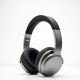AeroBuds M6 Over-Ear Bluetooth Headphones Foldable Silver