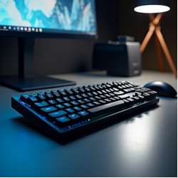 ZenPad M9 Wired Mechanical Keyboard Full-Size Red Switch Blue