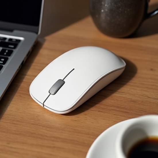 PulseClick V7 Bluetooth Travel Mouse Compact 1200 DPI White