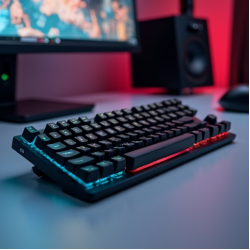 NovaPad R6 Wireless Gaming Keyboard 2.4GHz RGB Gray