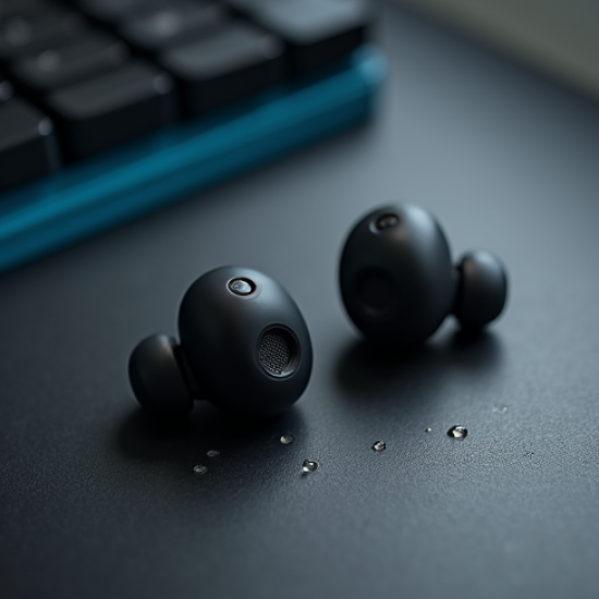 EchoBeats M3 True Wireless Earbuds IPX6 Deep Bass Black