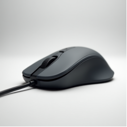 SwiftPoint M8 Wired Silent Mouse USB 2400 DPI Gray