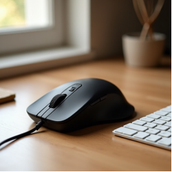 NovaSpark M2 Wired Ergonomic Mouse USB 1600 DPI Black