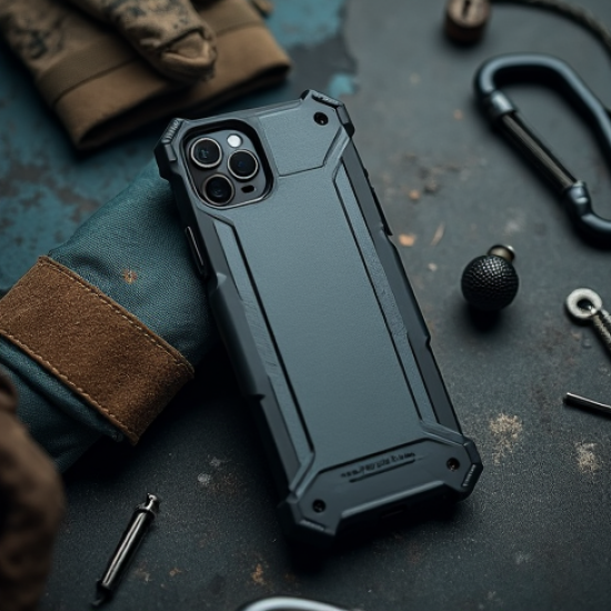 NovaCover R6 Rugged Holster Belt Clip Phone Case Black Gray