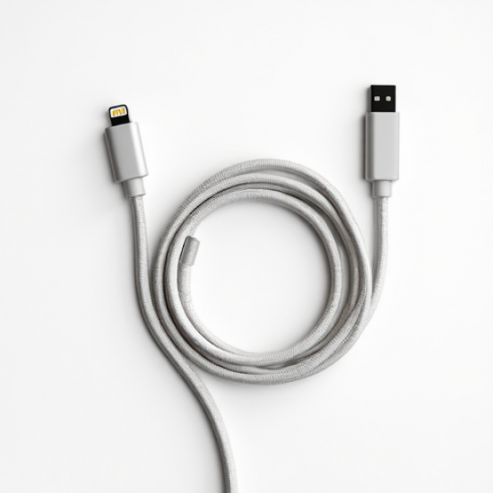 VoltCharge V4 USB-C Lightning Cable 20W PD Certified White