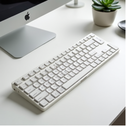 SwiftKeys G3 Wireless Keyboard 2.4GHz Slim Compact White