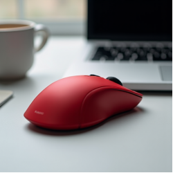 AeroPoint X5 Wireless Mouse 2.4GHz 3-Level DPI Red