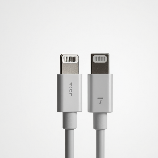 VoltCharge S6 1m USB-A to Lightning Cable MFI 2.4A White