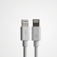 VoltCharge S6 1m USB-A to Lightning Cable MFI 2.4A White