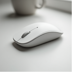 ZenScroll V5 Bluetooth Silent Mouse 800-2400 DPI White