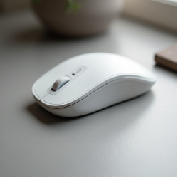 NovaMouse Z9 Bluetooth Multi-Device Mouse 2400 DPI White