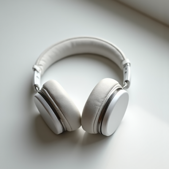 NovaSound E3 Over-Ear Headphones ANC Foldable 50H White