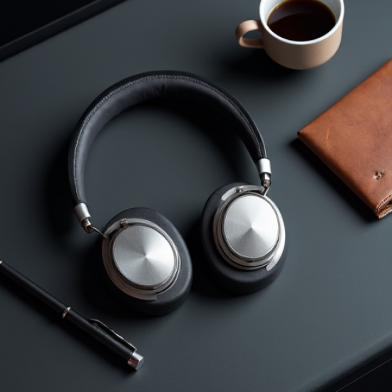 PulseSound S7 Bluetooth Over-Ear Headphones ANC Foldable Silver