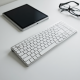 SwiftKeys V1 Bluetooth Compact Slim Keyboard 87-Key White
