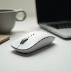 PulsePoint S5 Wireless Mouse 2.4GHz 3-Button 1000 DPI White