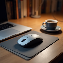 TurboScroll E2 Wireless Silent Mouse 2.4GHz 1000 DPI Silver