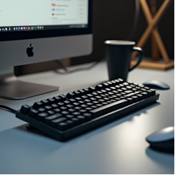 SwiftPad M3 Wired Mechanical Keyboard Full-Size Green Switch Black