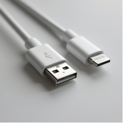 VoltCharge S6 1m USB-A to Lightning Cable MFI 2.4A White