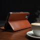 NovaCover R7 Bi-Fold Genuine Leather Case Multiple Card Pockets