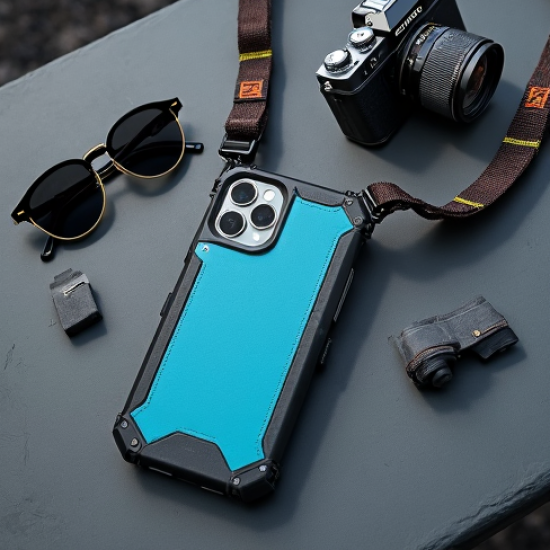 GripCase M7 Shoulder Cross-Body Phone Strap Carry Case Blue