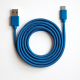 ZenVolt G6 Micro USB Charging Cable 3A Nylon Braided 6ft Blue