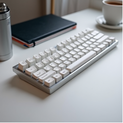 NovaPad Z5 Bluetooth Multi-Device Keyboard 75% White