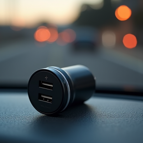 VoltCharge R4 Car Charger Dual USB 24W Fast Charge Black