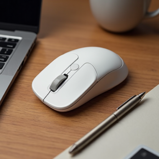 AeroScroll X3 Wireless Office Mouse 2.4GHz 1600 DPI White