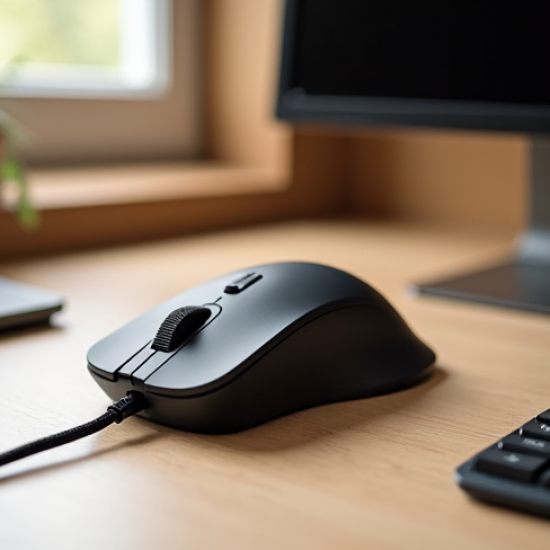 PulsePoint S4 Wired Optical Mouse USB 3200 DPI Gray