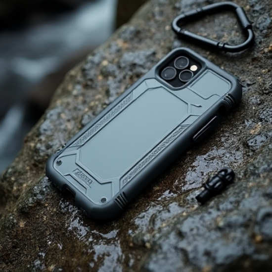 GripCase E2 Waterproof Dustproof Snowproof Phone Case Gray
