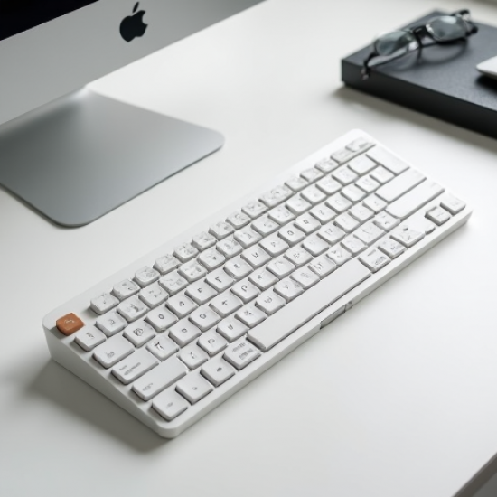 SwiftBoard R3 Wireless Compact Keyboard 2.4GHz Quiet White