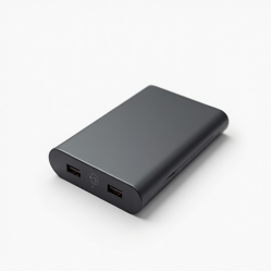 PulseVolt V3 8000mAh Mini Power Bank Pocket-Size USB-C Gray