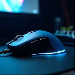 ZenPoint R3 Gaming Mouse RGB Wired 8000 DPI Blue